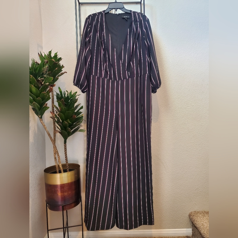 Pinstripe jumpsuit